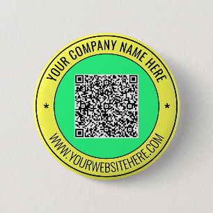 Sube tu botón promocional de código QR Agregar tex