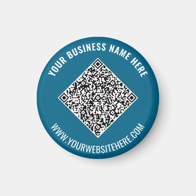 Sube tu código QR Imán Promocional Texto Personali (Frente)