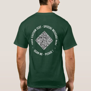 Sube tu ejemplo de camiseta de texto personalizado