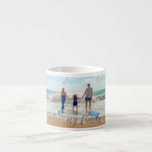 Sube tu foto familiar Taza de espresso Regalo