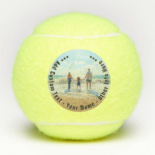Sube tu foto Pelotas de tenis Regalo Añadir texto