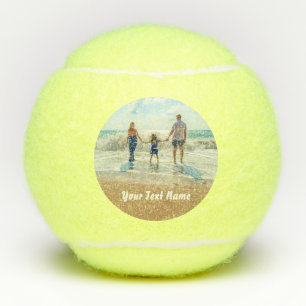 Sube tu foto Pelotas de tenis regalo Texto persona