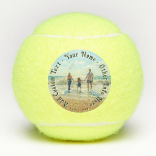 Sube tu foto Pelotas de tenis regalo texto persona
