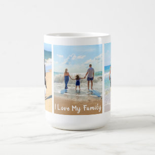 Sube tu regalo de taza de café con collage de foto