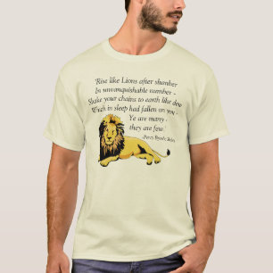"Subida como camiseta de los leones"