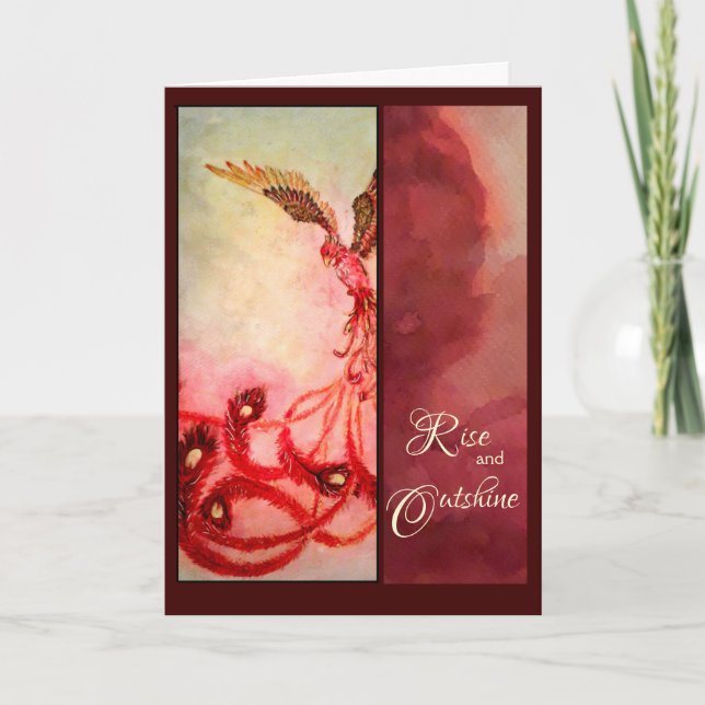 Subida - tarjeta de felicitación de Phoenix (Anverso)