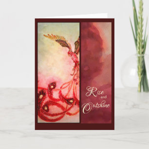Subida - tarjeta de felicitación de Phoenix