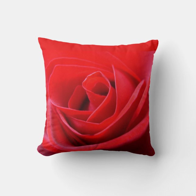 Subió almohadas rojas almohadas rosa rosadas Decor (Anverso)