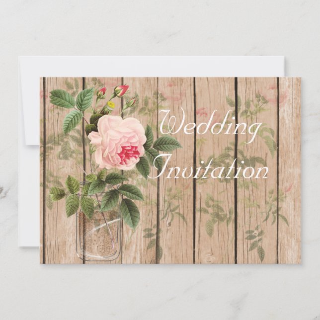 Subió de tarjeta de la invitación de la boda de (Anverso)