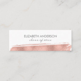 Subió tarjeta de inserción de nombre de graduación