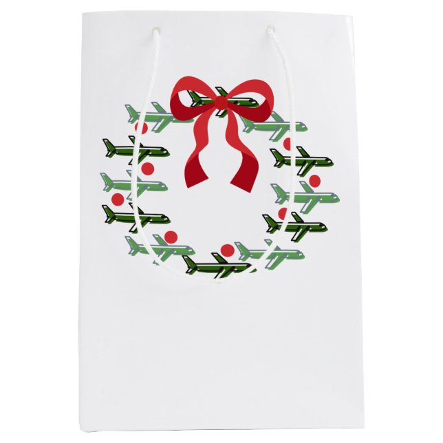 Subir y alejar la bolsa de regalo de Wreath (Anverso)