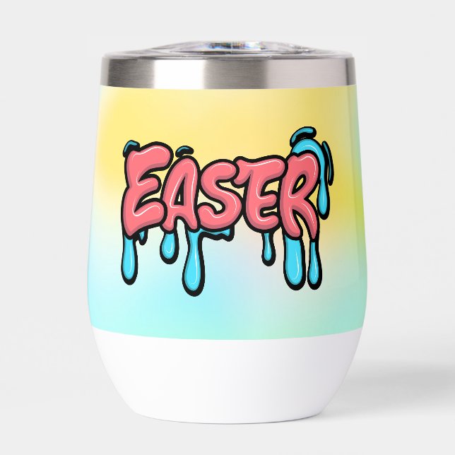 Sublimación de texto de Pascua-61424 Botella de ag (Frente)