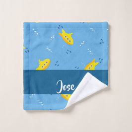 Submarino amarillo y pescado azul