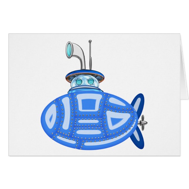 Submarino azul (Anverso (Horizontal))