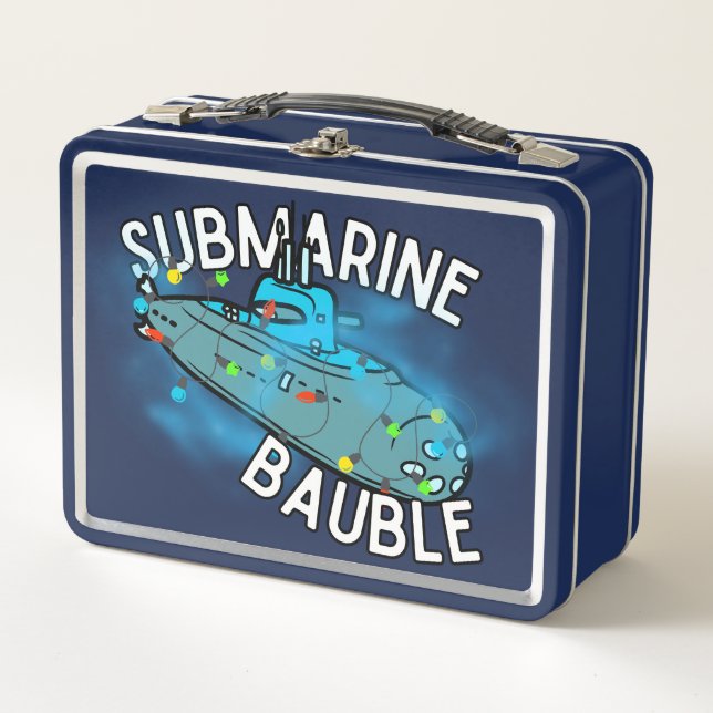 Submarino, bauble, navidades (Anverso)