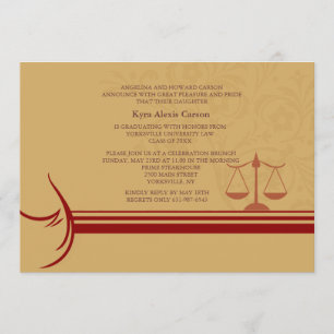 Subrayar Invitación De Graduación De La Escuela De