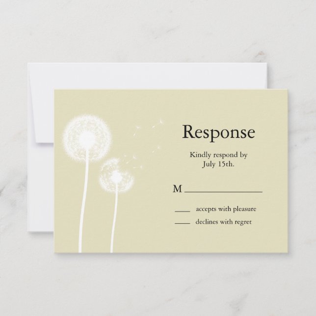 Subtle Elegance RSVP (Anverso)