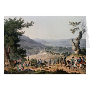 Subugal en el Coa del río, grabado por C. Turner