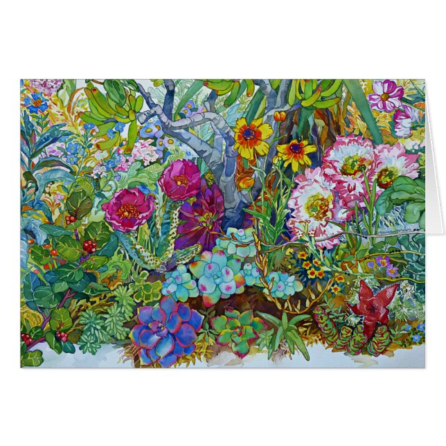 "Succulents y cactus " (Anverso (Horizontal))