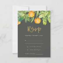 SUCCULTE CACTUS FLORAL GARDEN WATERCOLOR RSVP