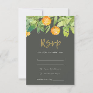 SUCCULTE CACTUS FLORAL GARDEN WATERCOLOR RSVP