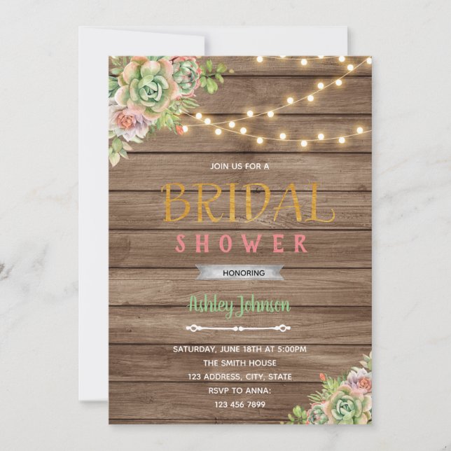 Sucede invitación temática boda (Anverso)