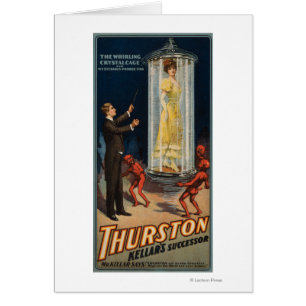 Sucesor de Thurston Kellar - mujer en agua