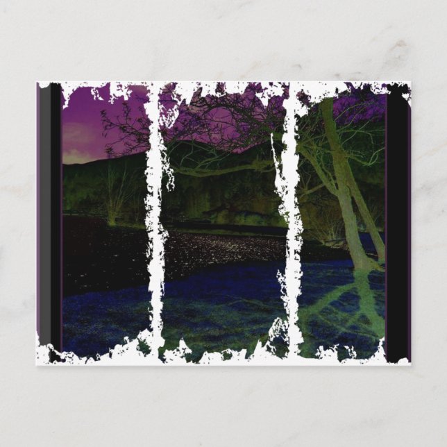 Sucio 3 Cajas Tall Agua y Tierra Postales (Anverso)