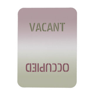 Sucio limpio | Imán flexible ocupado vacante