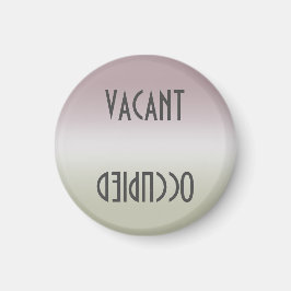 Sucio limpio | Imán ocupado vacante