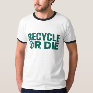 sucio recicle la camiseta