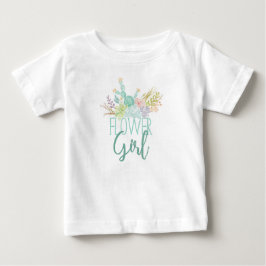 Suculenta acuarela de Bouquet | Flower Girl Top