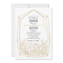 Suculenta Invitación a la Boda en Terrario