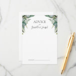 Suculenta vegetación | Tarjeta de asesoramiento al<br><div class="desc">Esta vegetación suculenta | La tarjeta de consejo boda es perfecta para su boda floral tropical boho sage. El diseño se caracteriza por sus modernas acuarelas: eucaliptos verde claro, helechos delicados y suculentas variedades clásicas, que le confieren al diseño un ambiente de jardín secreto, sobrio y elegante, perfecto para cualquier...</div>