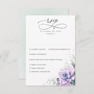 Suculentas áreas verdes y bodas de oro RSVP