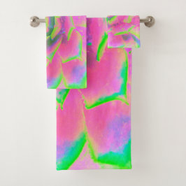 Suculento rosette de sedum verde limón y rosa