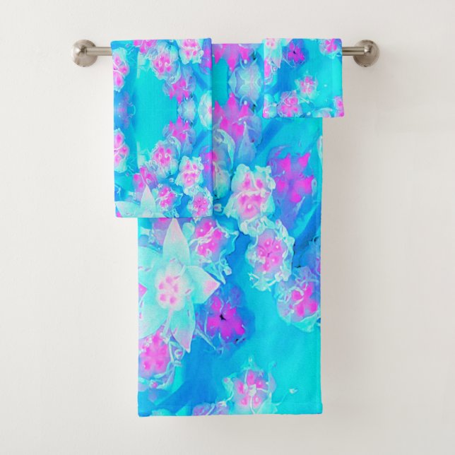 Suculento sedum subacuático azul y rosa caliente (In situ)