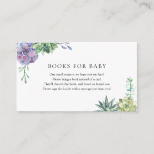 Sucultores Libros para tarjeta de inserción para b