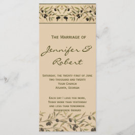 Sucursal de Olivo: Programa de Boda Tocante Toscan