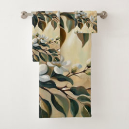 Sucursal floreciente 12 toallas de baño