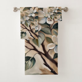 Sucursal floreciente 13 toallas de baño