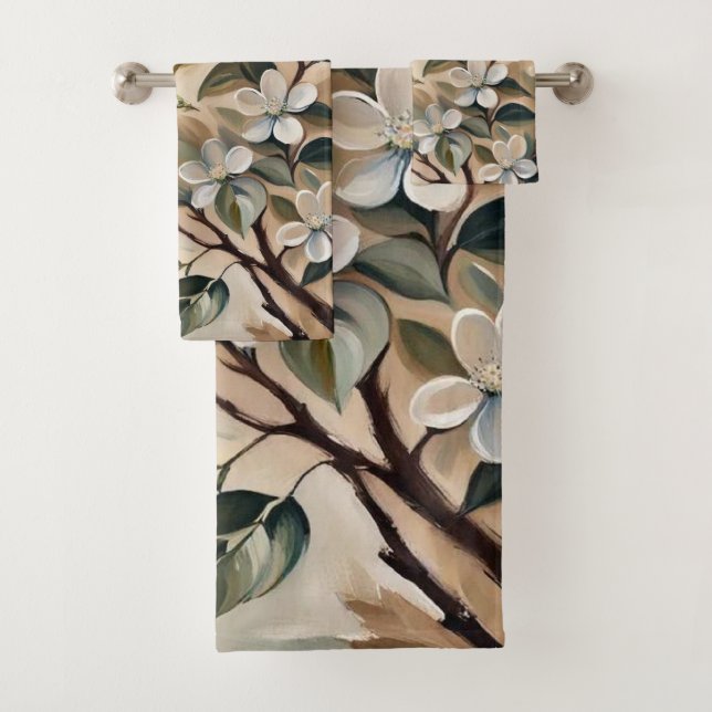 Sucursal floreciente 13 toallas de baño (In situ)