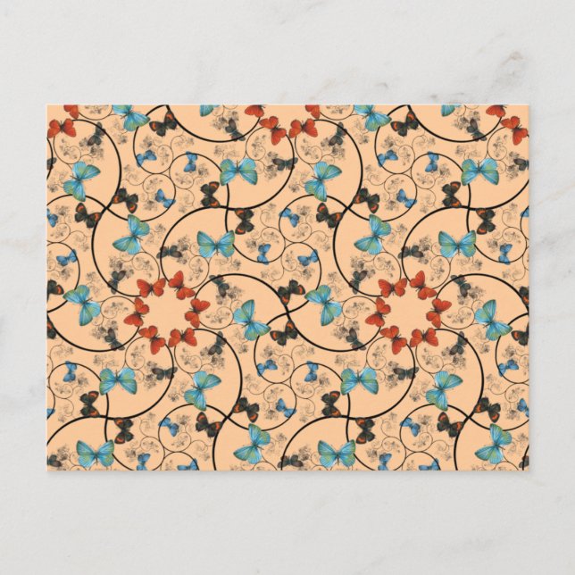 Sucursal Mariposas Lg Cualquier Postal De Color (Anverso)