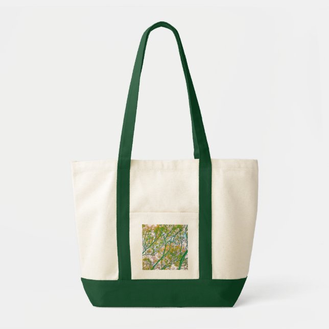 Sucursales De Otoño Resumen Bolsa De Tote Canvas P (Frente)