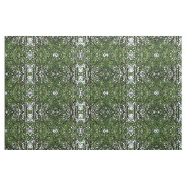 Sucursales y hojas de tela con patrones ("Cuarto gordo" (fat quarter))