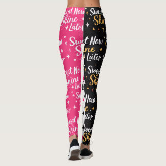 Suda Ahora Brilla Después Leggin Motivacional Sin