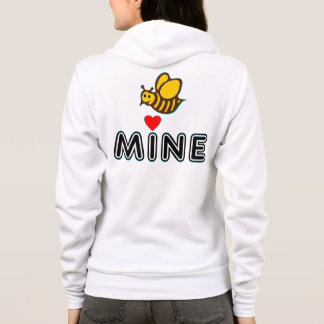 Sudadera °・Ƹ̵̡Ӝ̵̨̄Ʒ ♥ Bee Mine Raglan Zip Hoodie ♥ Ƹ̵̡Ӝ̵̨̄・