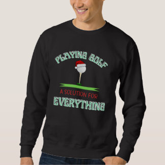 Sudadera ゴルフをプレイすることはすべての解決策です Play Golf Golfing Fun