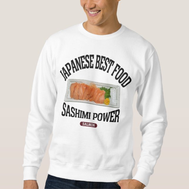 SUDADERA サーモンの刺身（ビンテージ風） (Anverso)