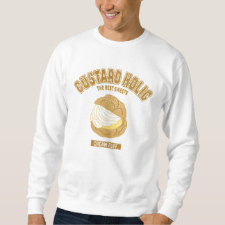 SUDADERA シュークリーム(生クリーム) (カレッジ風イラスト)